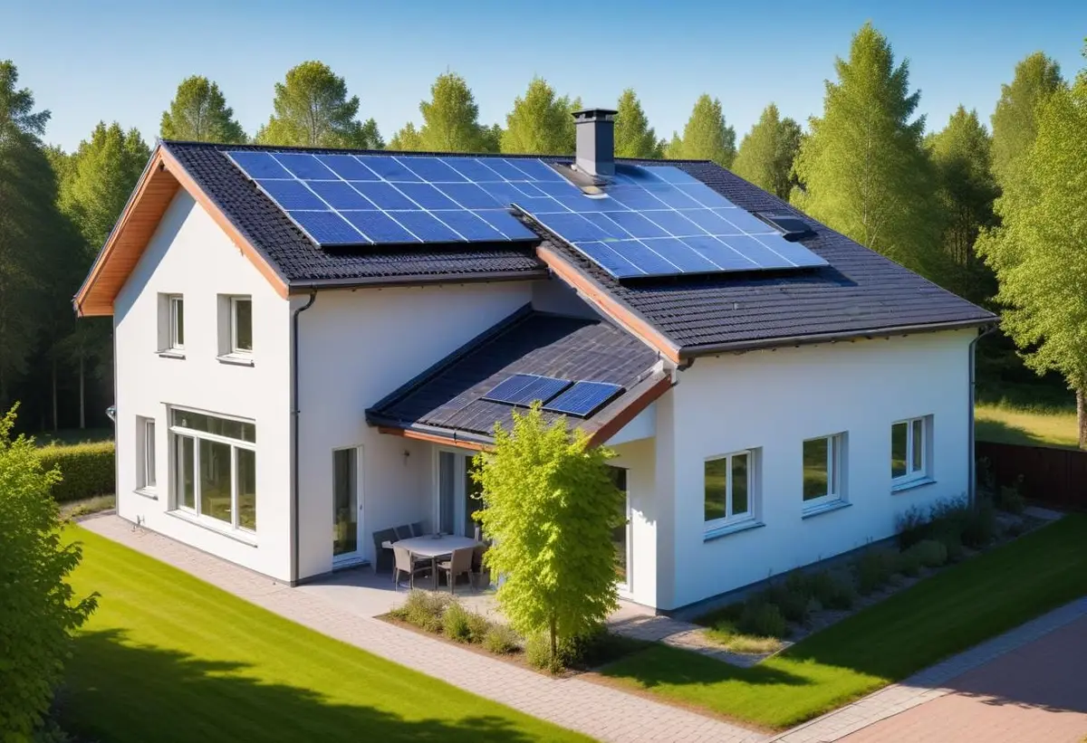 Solceller i Västerås illustration