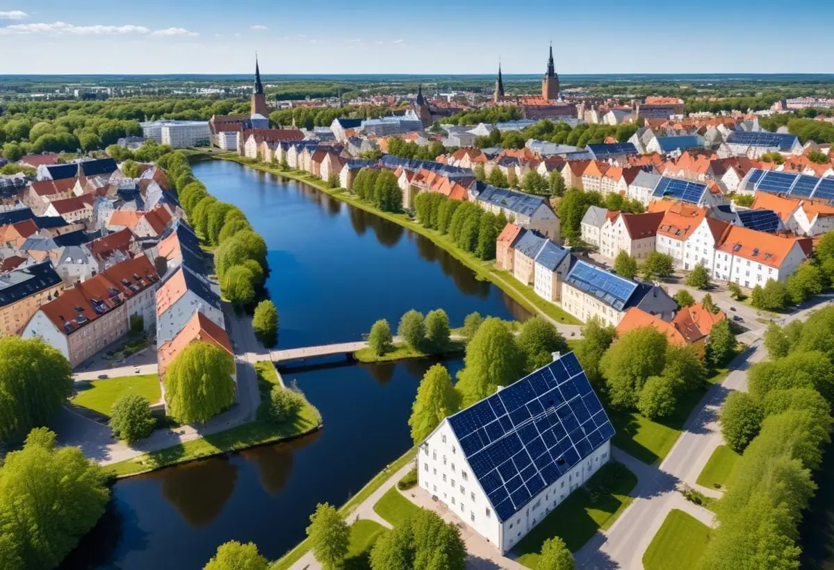 Få fullt solkraft i Örebro med solpaneler! illustration